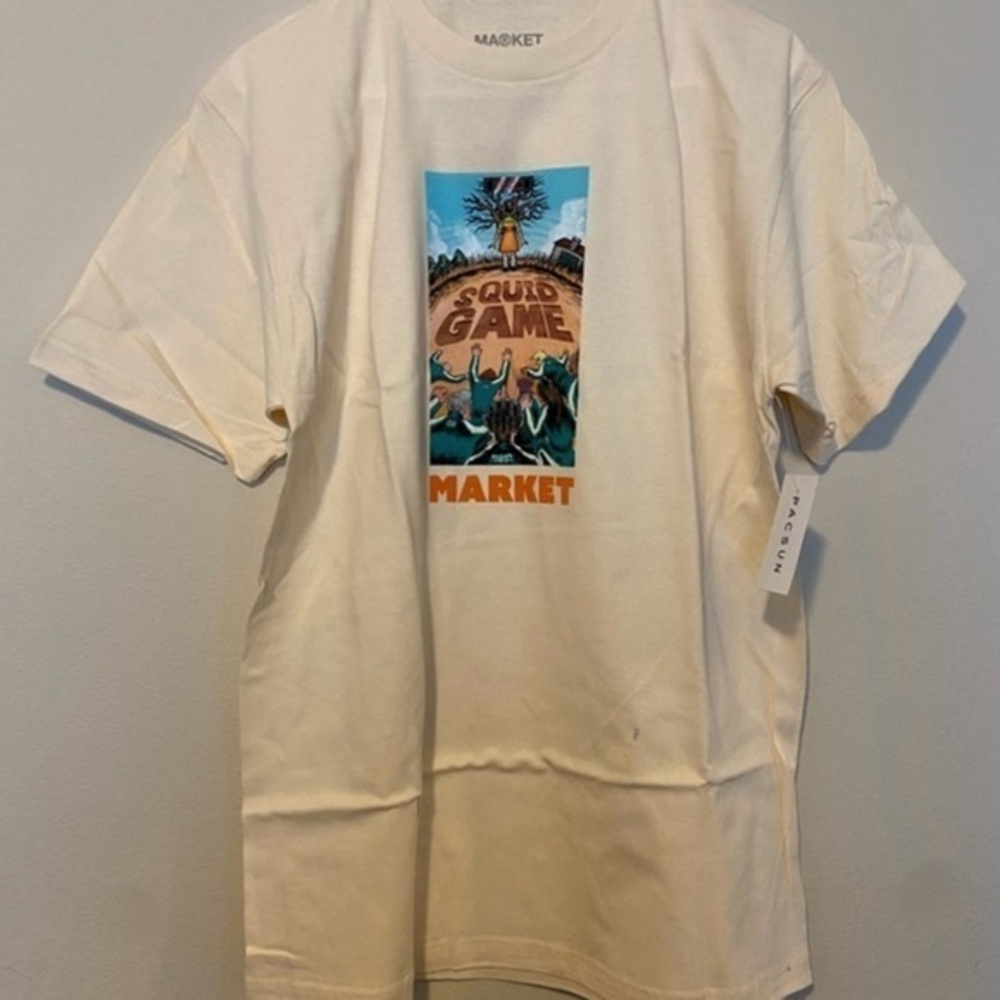Pacsun Netflix Market Squid Game TShirt, NWT